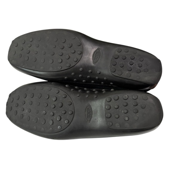 TOD’S - MEN’S SIZE 9 - BLACK SUEDE - SLIP ON CITY DRIVING LOAFERS SHOES -S2 - Picture 15 of 15